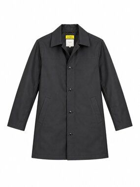 Percival Auxiliary Waterproof Technical Coat Black Cotton Blend Size M